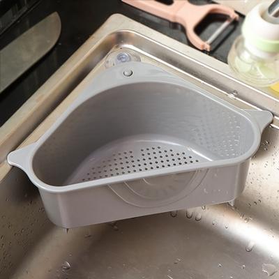 Süzgeçli lavabo köşe sepeti gıda atık sepeti
