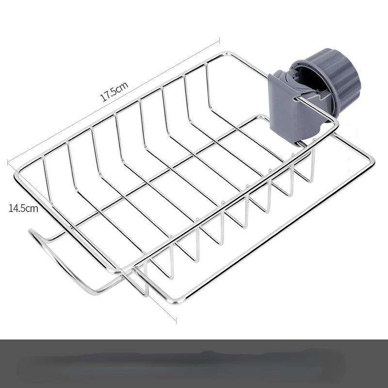 Nerezové police na baterie Kuchyňský dřez Úložný prostor pro mytí nádobí Odtokové police