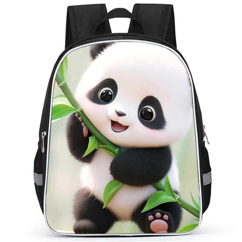 Panda Niedliche Schultasche Verschleißfest Großes Fassungsvermögen Wirbelsäulenschutz Und Anti-Buckel Schüler Party Must-Have Leichter Rucksack