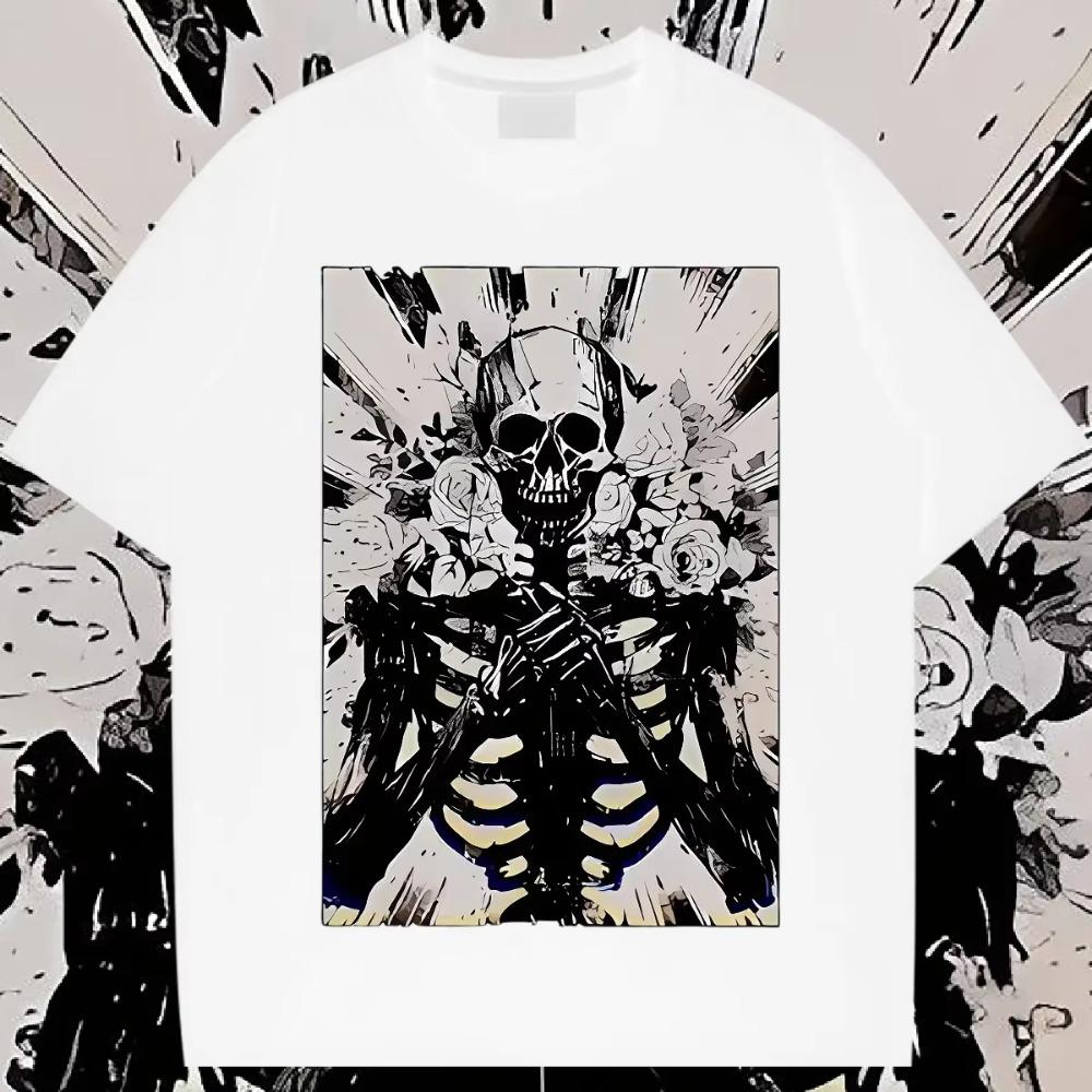Loose Vintage Aesthetic T Shirt Round Collar Men's Graphic Printing Tee 2024 New Summer Hot Sale XL Comfy Stretchy Clothes
