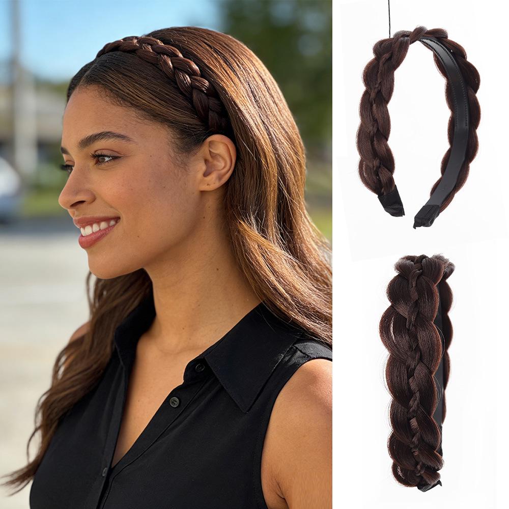 Žáruvzdorná pletená čelenka v korejském stylu pro každodenní nošení žen