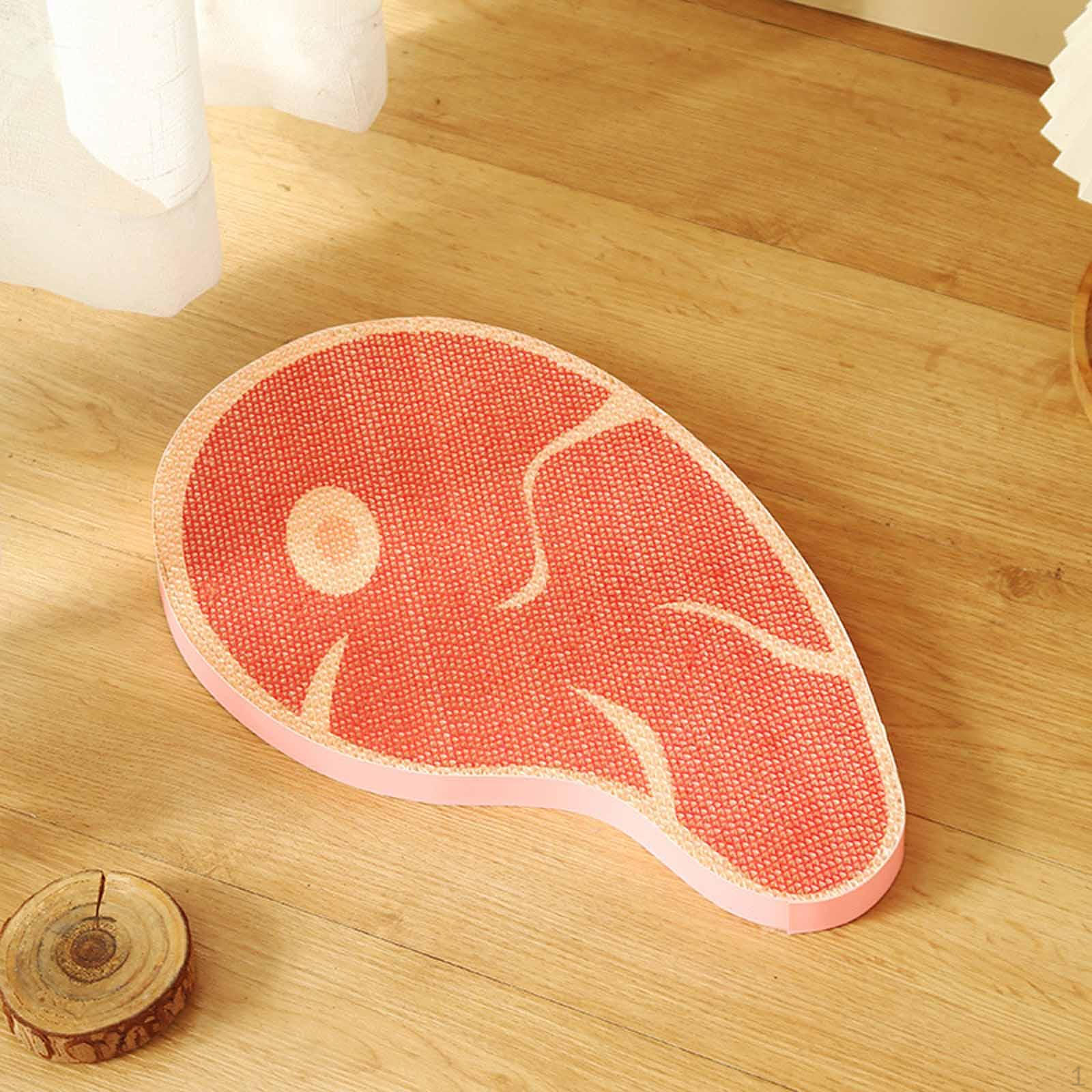 

Steak Shape Cat Scratcher Scratching Board Exercise Home Decor Training Funny Gift Furniture