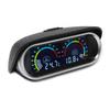 12V/24V 2 IN 1 Car Truck LCD Gauge Water Temperature Gauges +Voltmeter With 1/8 NPT Temp Sensor Water Temp Meter for Auto Cars