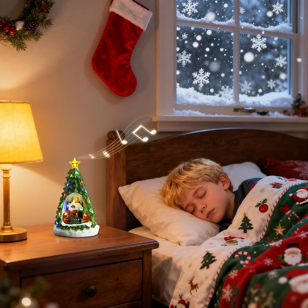 Glowing Gingerbread House With Lights - Animated Christmas Decoration For Indoor Festive Display