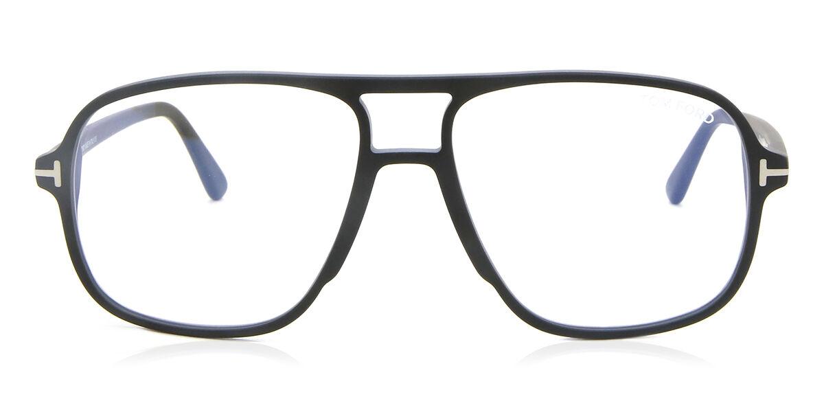 

Tom Ford Ft5737 B Blue Light Block 002 Men Eyeglasses Matte Black/56