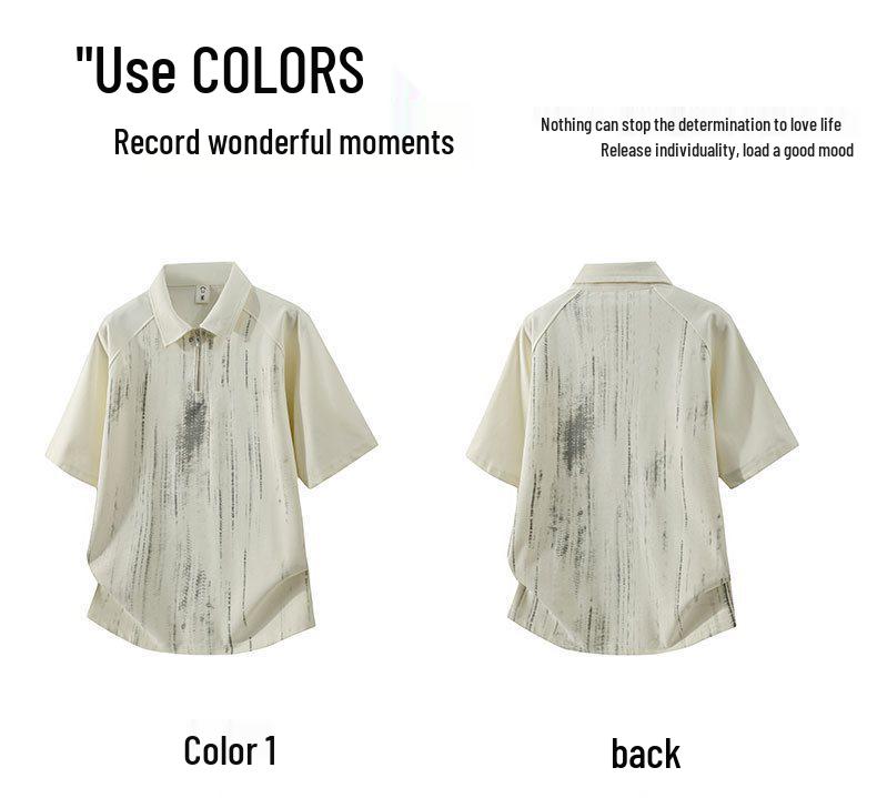 2026 Men's Ice Silk Quick-Dry Short-Sleeve Polo Shirt