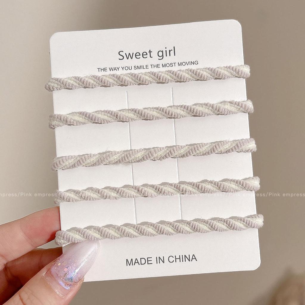 Elastic Women's Hair Ties 2025: Durable High-Elasticity Ponytail Bands