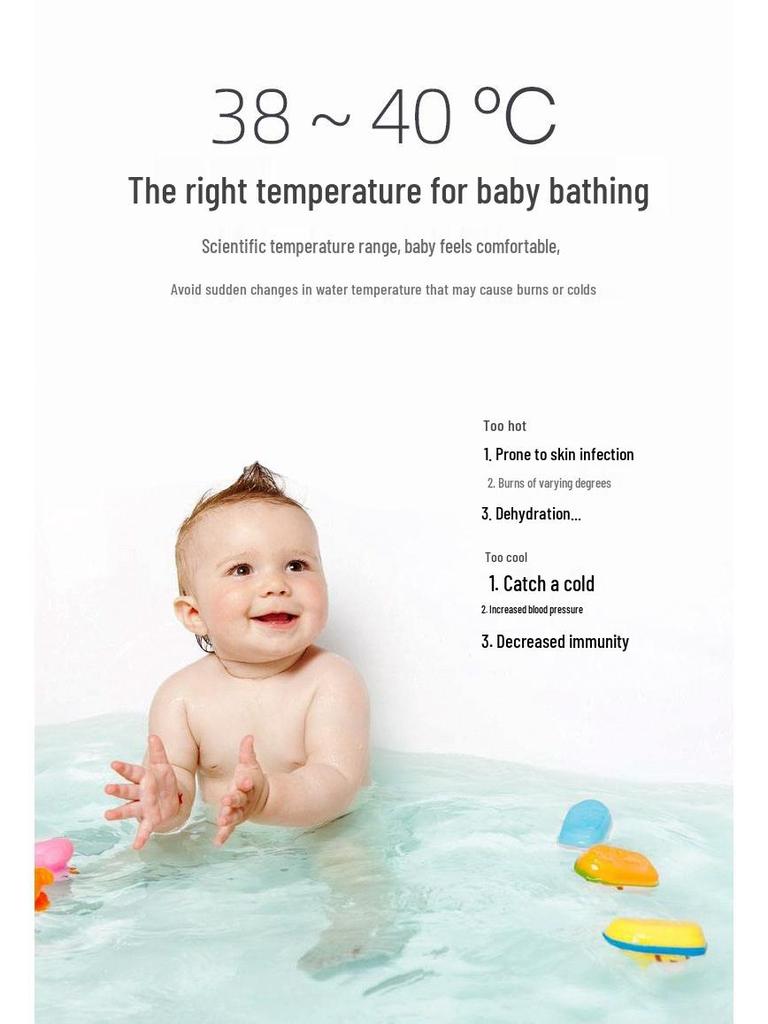 Baby Bath Digital Water Thermometer with Display