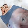 Blob Fish Throw Blanket bed plaid Travel for sofa Bed Blankets