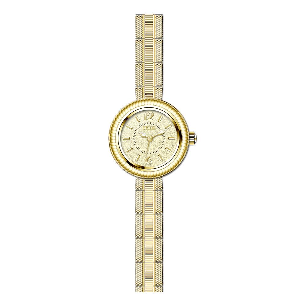 Small Gold Retro Wristwatch, Understated Luxury, Simple And Sophisticated, Elegant Women'S Watch, A Perfect Gift For Women