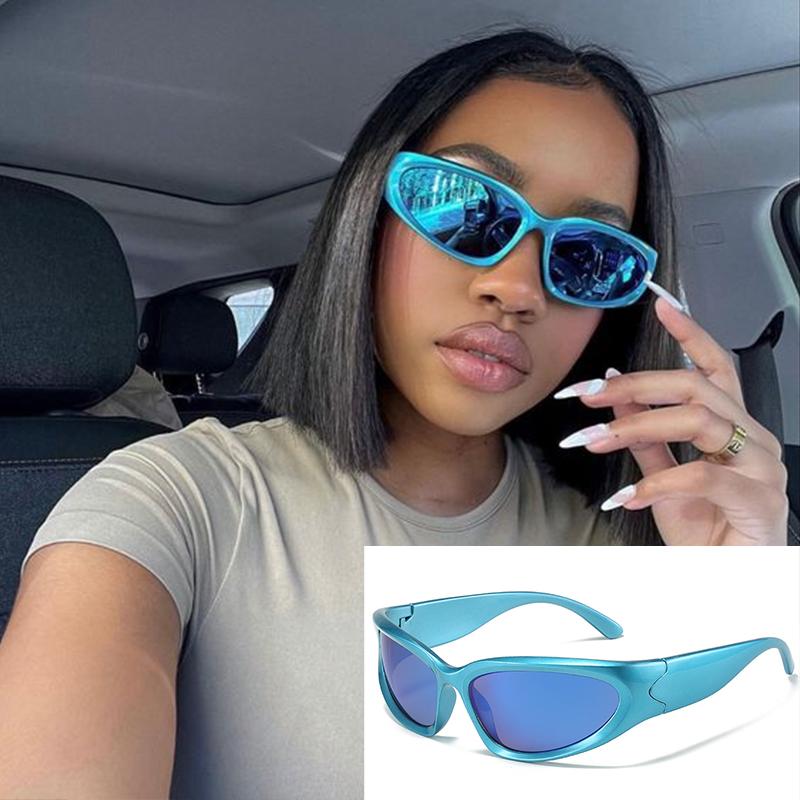 Steampunk Fashion Sunglasses Women Men Brand Design Mirror Sport Goggle New Unisex Sun Glasses Men Driver Eyewear Shades UV400