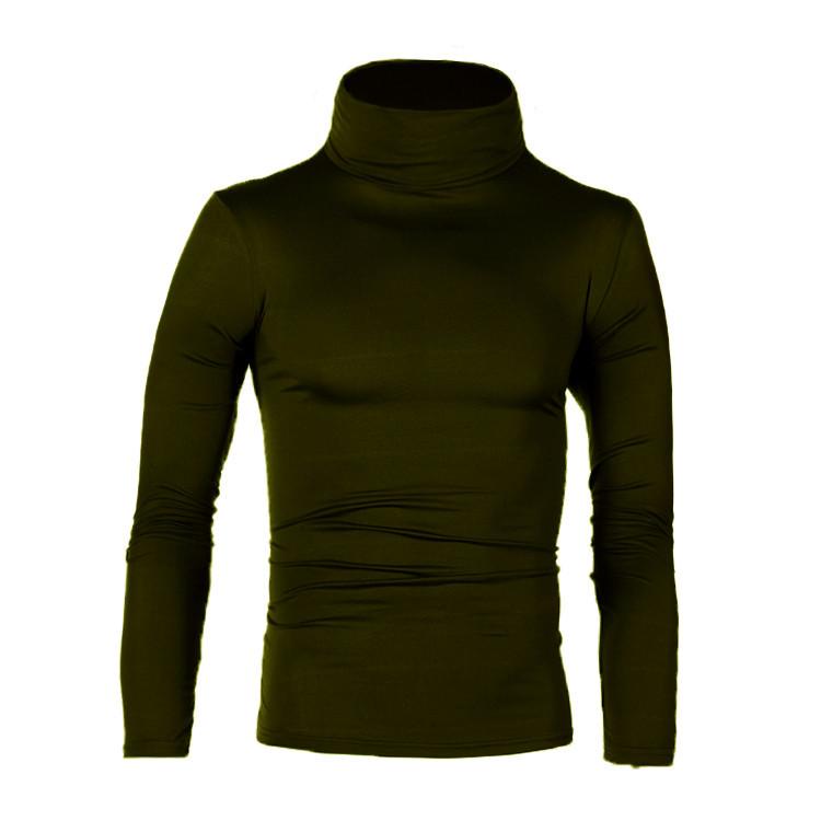 Men's Underwear Knitwear Autumn and Winter New Solid Color Casual Double Lapel Slim Sweater Men