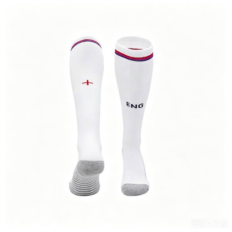 Fan Fußballsocken England Inspiriert Kniehoch Anti-Rutsch-Griff Strümpfe Atmungsaktiv Sport Trainingssocken