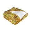 Gustav Klimt Gold Floral Überwurfdecke Für Dekorative Sofas Schlafzimmer Essentials Decken