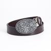 Lycoris Radiata Gentlemen's Leather Waistband - Whole Piece Cowhide Trousers Belt