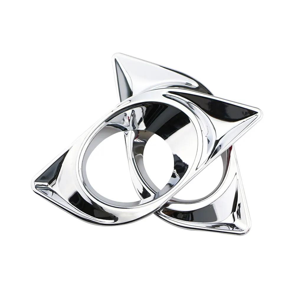 For Nissan Versa Latio Almera Sunny 2011 2012 2013 2014 2015 2016 2017 Front Fog Light Lamp Cover Trim Sticker Accessories