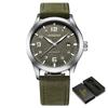 New Man Mechanical Pilot Wrist Watches Luxury Self Wind Leather Mechanic Male Clock Auto Date Relogio Masculino Gift for Men
