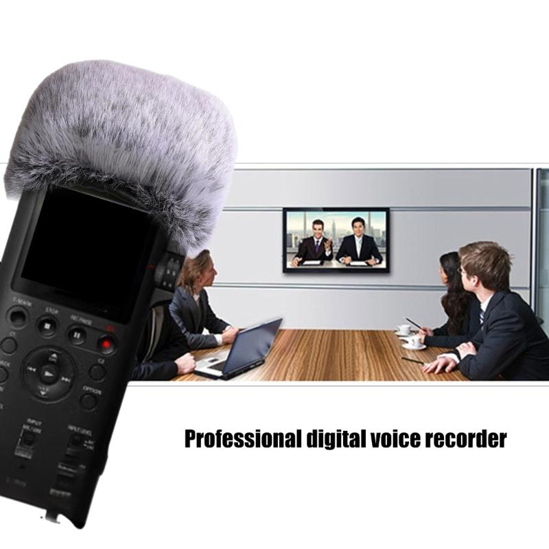 Furry Microphone Windscreen for PCM-D10 Recorder Outdoor Microphone Cover Windscreen Furry for Small Microphones