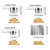 7/15/16Pcs Scaleplate Measuring Cup and Spoons Set Accurate Kitchen Measuring Tool  Gift