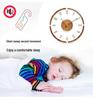 Transparent Creative Wall Clock for Living Room - Decorative Home Clock with Numbers