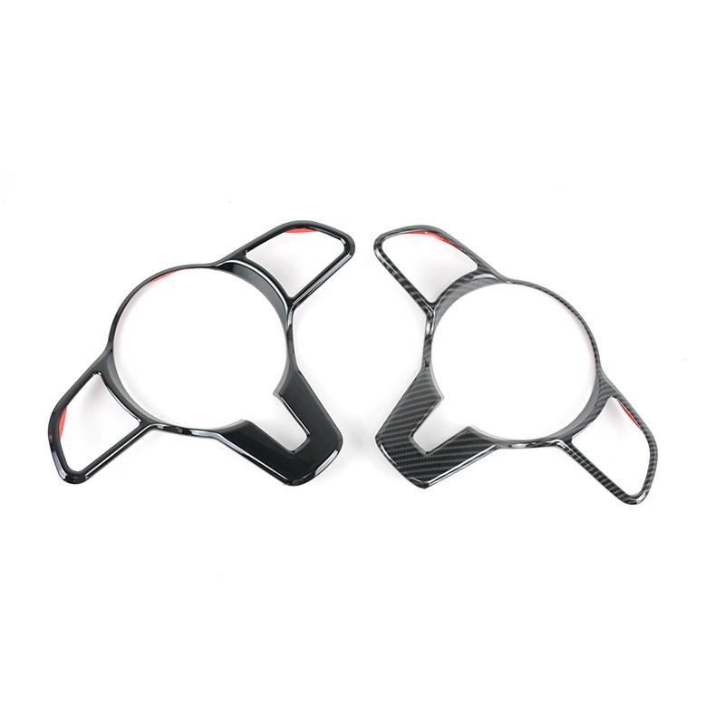 Car Steering Wheel Frame Trim For Mercedes Benz A B C GLB Class W177 W247 X247 - Carbon Fiber Color Interior Accessories
