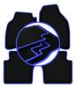 CARLUX-BLUE Car Mats For: Honda Jazz II Hatchback (2002-2008)