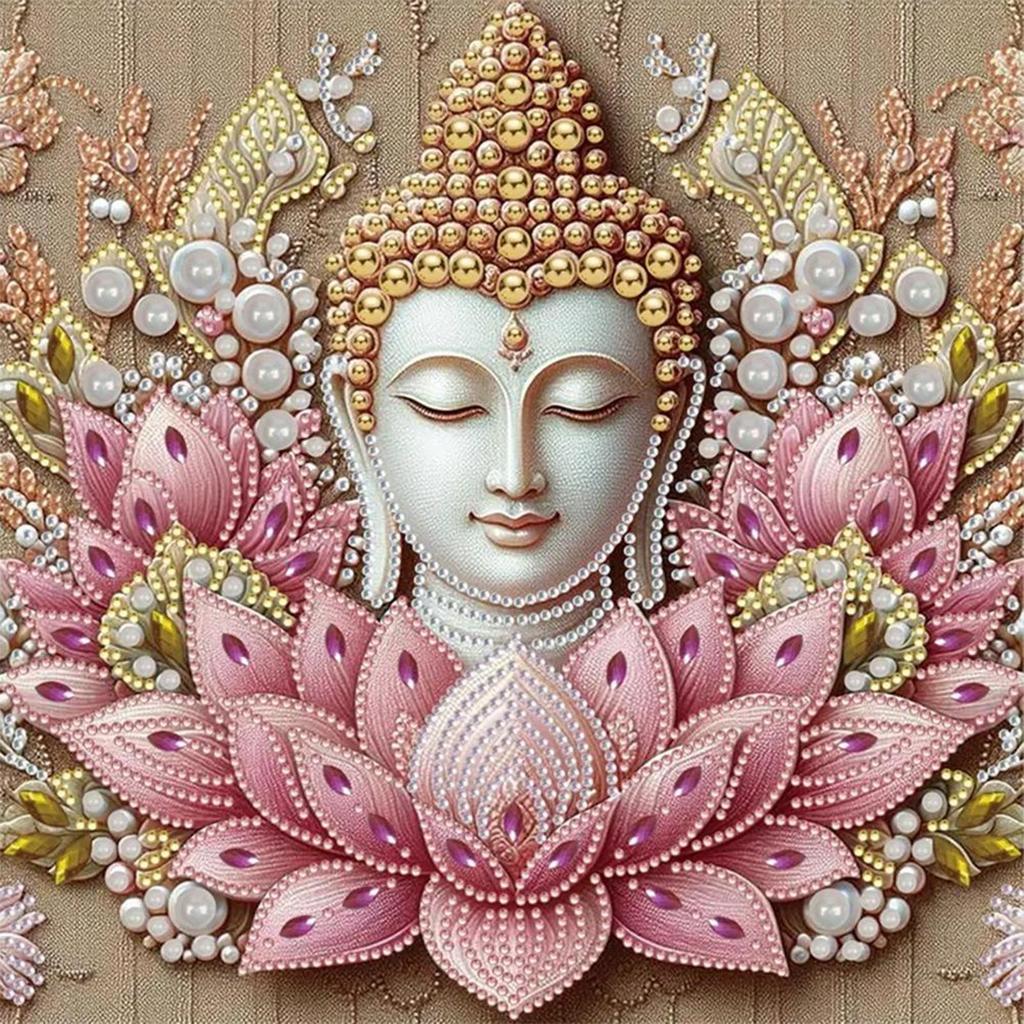 5D DIY Partial Special Shaped Drill Diamond Painting Kit Lady Decoration