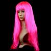 Women's Clothing Hot High Temperature Synthetic Line Thick Hair Masquerade Dazzle Long Hair Long Straight Wig Women's Bangs