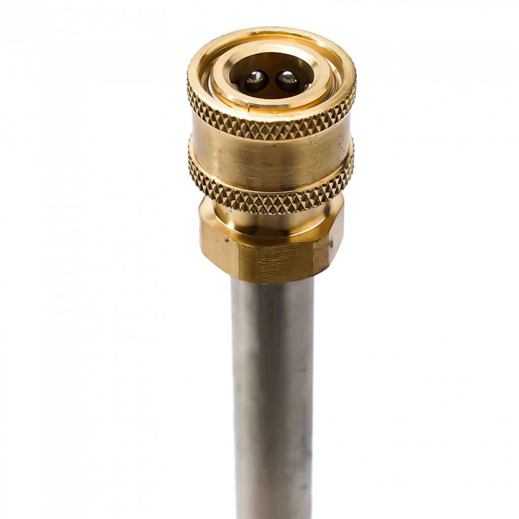 Pressure Washer Wand Stainless Steel Quick Connect Extension rod 1/4" Connector