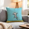 Character Naughty Cat Cushion Cover 1Pcs Decorative Covers Soft Cushion Case For Sofa Couch Decor 40X40 45X45 Pillowcases