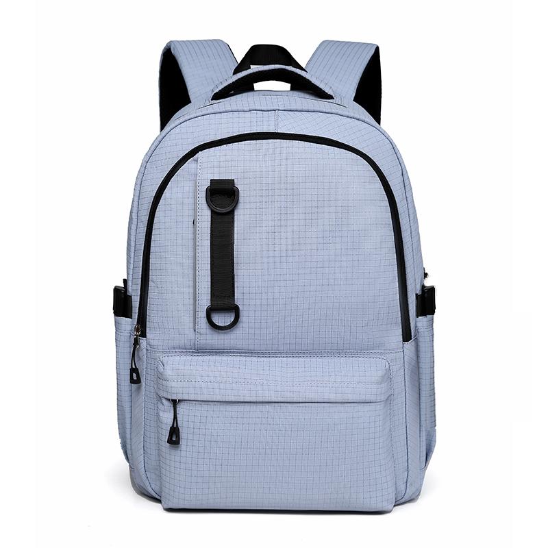 A 15.6-inch Men's And Women's Plain Large-capacity Scratch-resistant And Wear-resistant Leisure Simple Backpack Travel Backpack