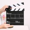 Black Wooden Director's Clapboard for Photography and Studio Props