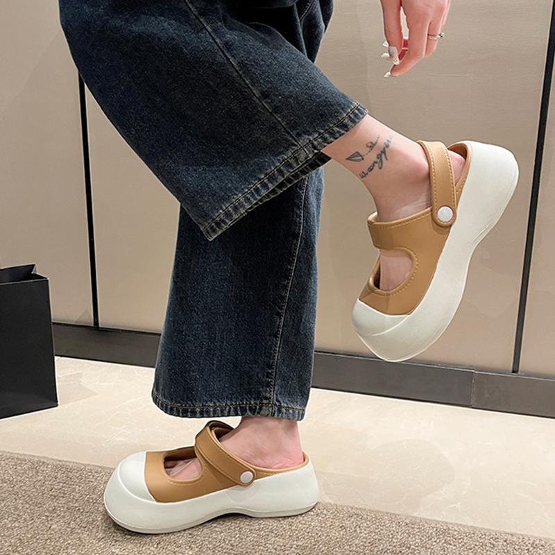 Summer Women Garden Sandals EVA Casual Outdoor Beach Shoe For Female Fashion Casual Thick Sole Slippers Platform Shoe Size 36-41