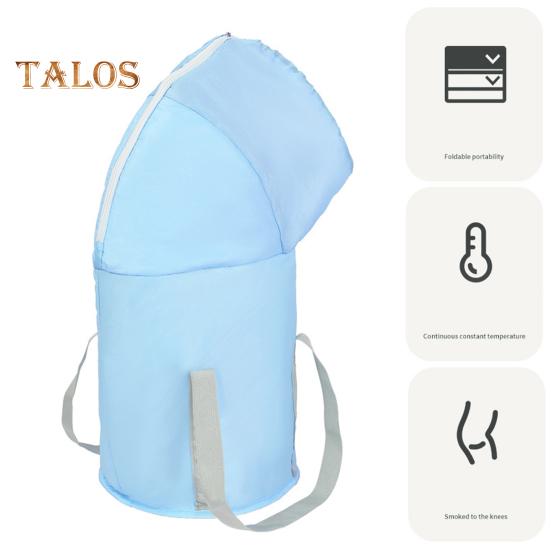 Sammenleggbar fotbadebøtte med bærbart håndtak Vanntett reisecamping utendørs fotspa isolert badekar Vask