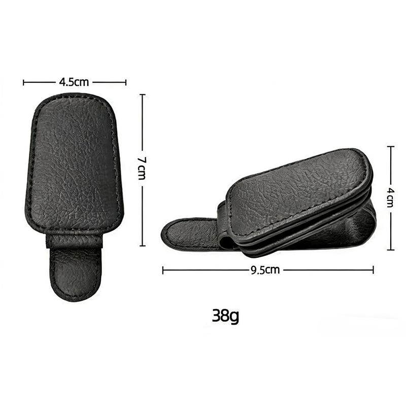 Car Sunglasses Clip Car Sunglasses Storage Rack Installed On The Car Visor Self-adhesive Sunglasses Holder Glasses Clamp
