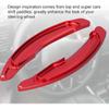 Acouto Paddle Shift Extend Cover,Steering Wheel Paddle Shifter Extension for Lancer Evo X 10 Outlander 2008‑2016