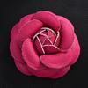 Pin Boutonnier Women Accessories Jewelry Gifts Brooch DIY Craft Supplies PU Leather Camellia Flower Corsage