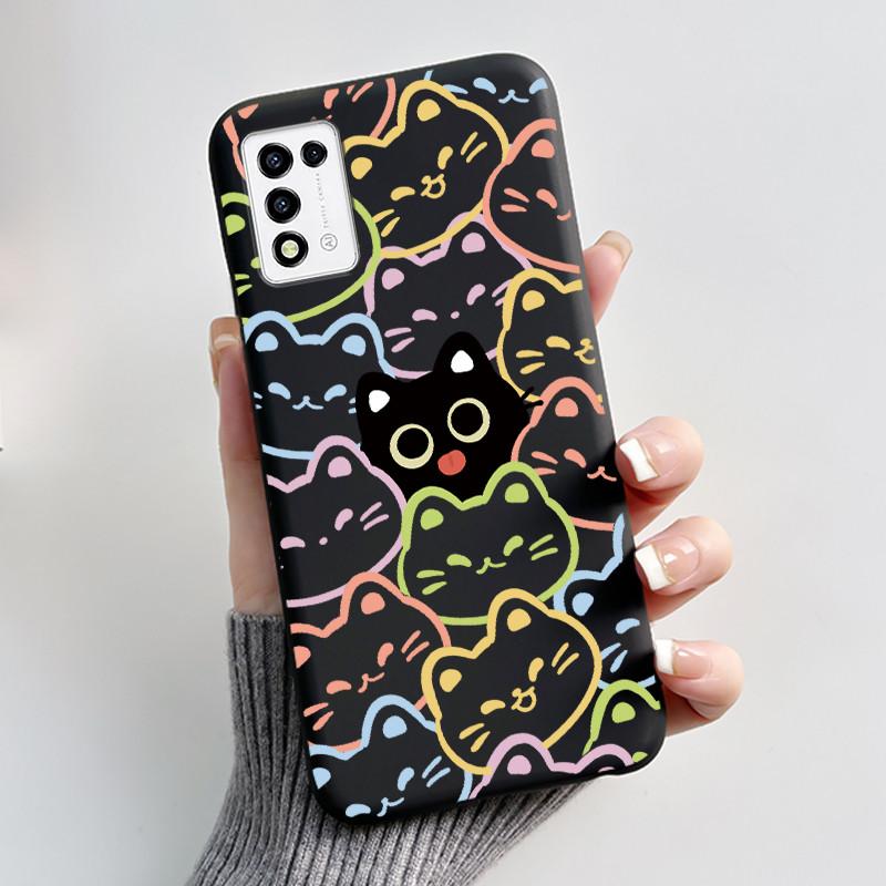 For ZTE Libero 5G III, A202ZT Soft Silicone Black Case For ZTE Libero 5G II, A103ZT Popular Pattern Panda Shockproof Shell