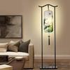 Chinese Classical Zen Floor Lamp for Living Room, Study, Tea Room, Hotel, Villa