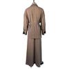 2026 New Fashion Women's Loose Long-Sleeve Shirt with Turn-down Collar and High-Waisted Skirt Set