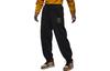 X PSG SS24 Paris Saint Germain, Letter Lace Up Casual Elastic Cuff Fleece Lined Knitted Sweatpants Men's Black DZ2950-011