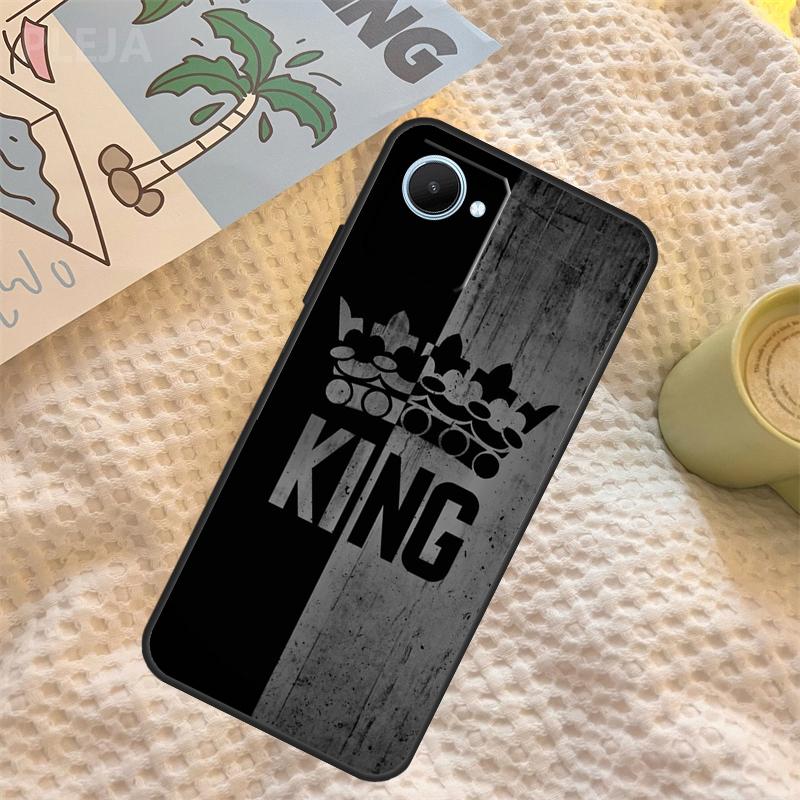 King Queen Art Case For Realme GT6 GT7 Pro C67 C65 C63 C61 C55 C53 C51 C35 C71 C75 11 12 13 14 15 Pro Plus