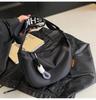 Trendy Korean-Style Nylon Crossbody Dumpling Bag for Women