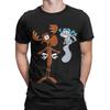 rRocky Amp Bullwinkle Graphic 100% Cotton T-Shirt The Adventures of rRocky and Bullwinkle Tops