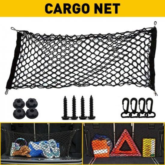 

Car Accessories Envelope Style Trunk Cargo Net Organizer Storage Universal 90cm