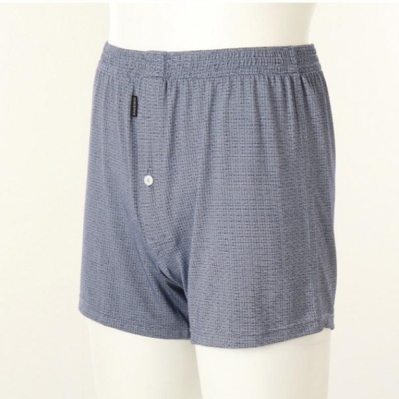 Venus Modal Poly Check Jacquard Knit Trunk Vmp4195n