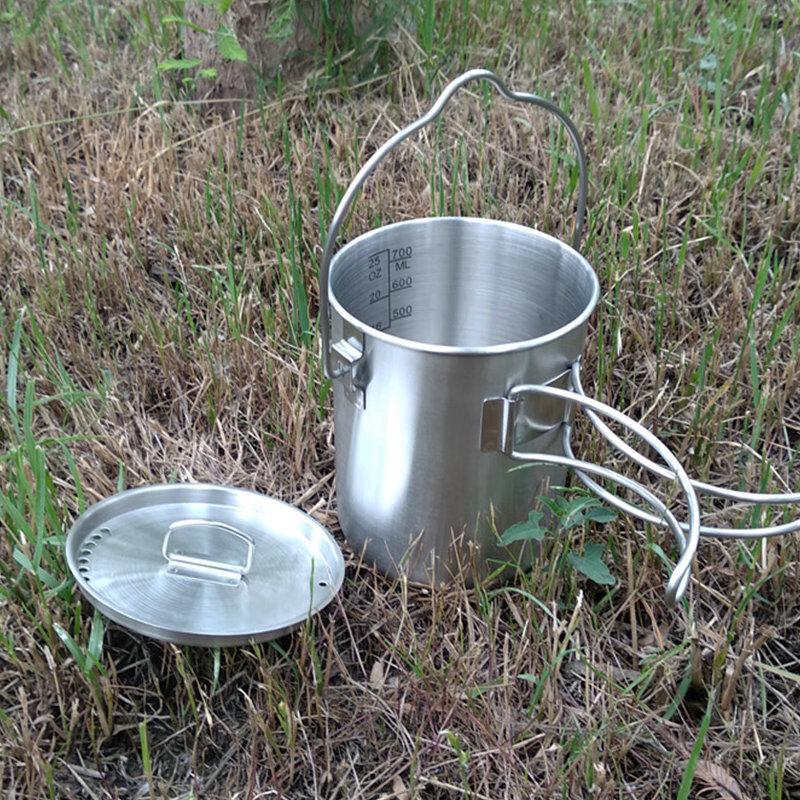 Zhichu Portable Stainless Steel Camping Mug 750ML