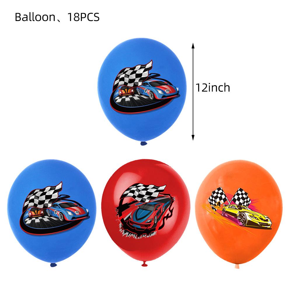 Boy Car Birthday Decoration Set Party Supplies Wheels Birthday Party Theme Cup Plate Napkin Tableware Banner Ballon Deco For Kid