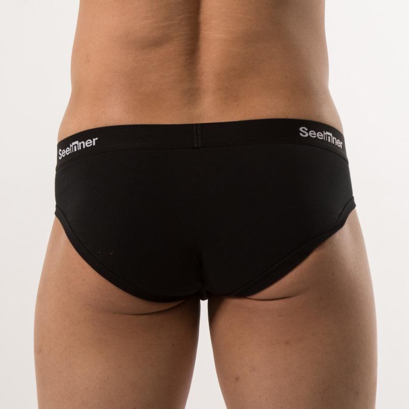 Mutandine da uomo a vita bassa in cotone a triangolo con sollevamento del fondoschiena e tasca elastica per lo sport