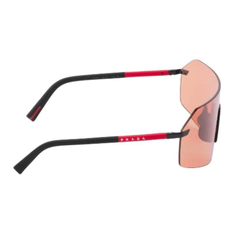 Prada Brand Design - Aviator Sunglasses Men's Black/Red